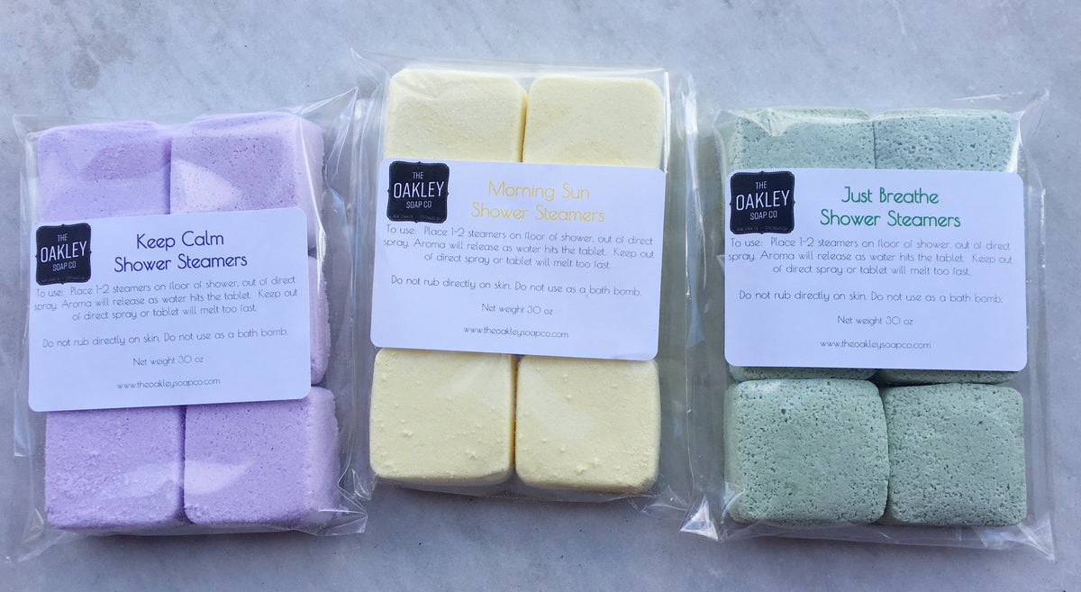Shower Steamers – The Oakley Soap Co.