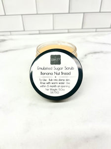 Banana Nut Emulsified Sugar Scrub